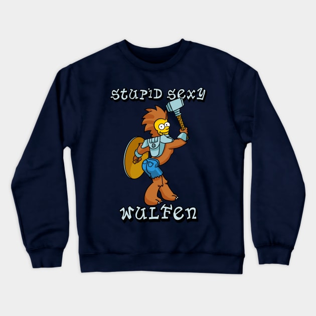 Stupid Sexy Wulfen Crewneck Sweatshirt by JXG